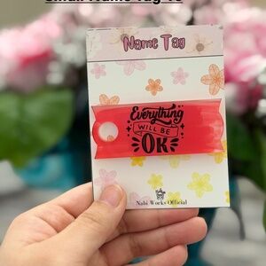 20/30 oz Stanley Tumbler Acrylic Nameplate Accessories H2.0 Stanley Name Tag - S